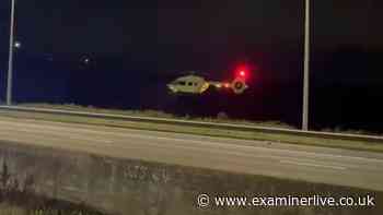 Woman, 33, dies after falling from M62 bridge in West Yorkshire