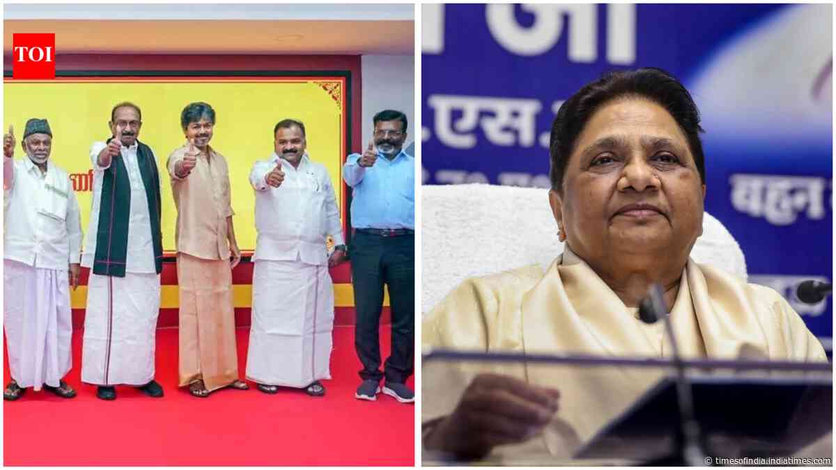 Evening news wrap: Vijay-led TVK alliance gets official name; Mayawati puts condition on nephew's party role &amp; more