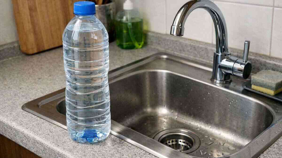 Einfacher Trick mit großer Wirkung: Darum gehört eine Wasserflasche in den Abfluss