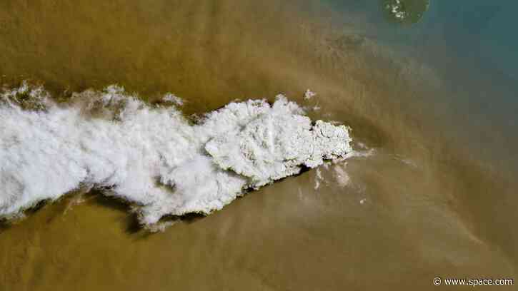 Indonesian volcanic eruption spotted from space | Space photo of the day for Sept. 9, 2026