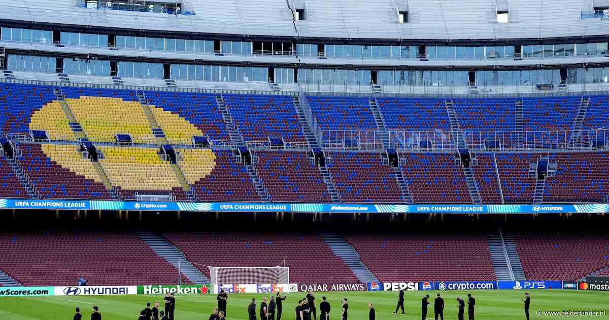 Feyenoord-fans treffen in Camp Nou nog altijd immense bouwput
