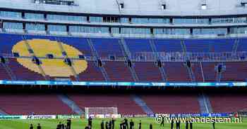 Feyenoord-fans treffen in Camp Nou nog altijd immense bouwput