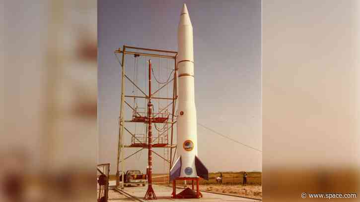 On this day in space! Sept. 9, 1982: The 1st private rocket, called Conestoga 1, launches from a Texas cattle ranch
