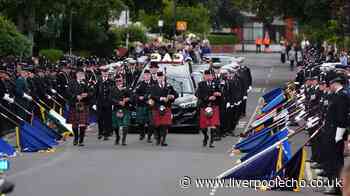Hundreds of police line street at A66 crash colleague’s funeral