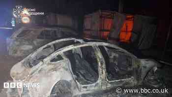 Russia and Ukraine exchange strikes as two killed at Moldova border