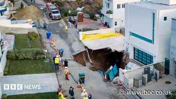 Watch: Sinkhole at Nicolas Cage's Malibu house swallows driveway