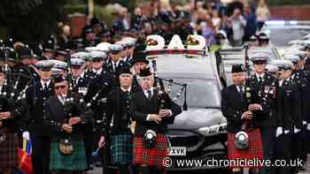 Emotional farewell paid to fallen PC Matthew Blades as full police ceremonial funeral takes place