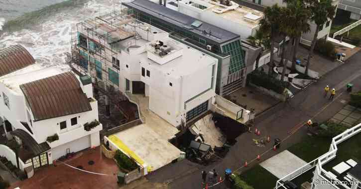 30-foot sinkhole opens outside Nicolas Cage’s Malibu home after driveway collapses