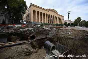 Archaeologists unearth 10th-century trove during roadworks in Georgia’s capital