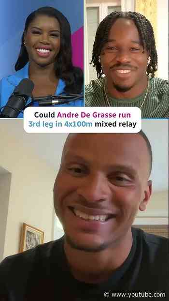 Could Andre De Grasse run in the 4x100m relay at World Ultimate Championships?
