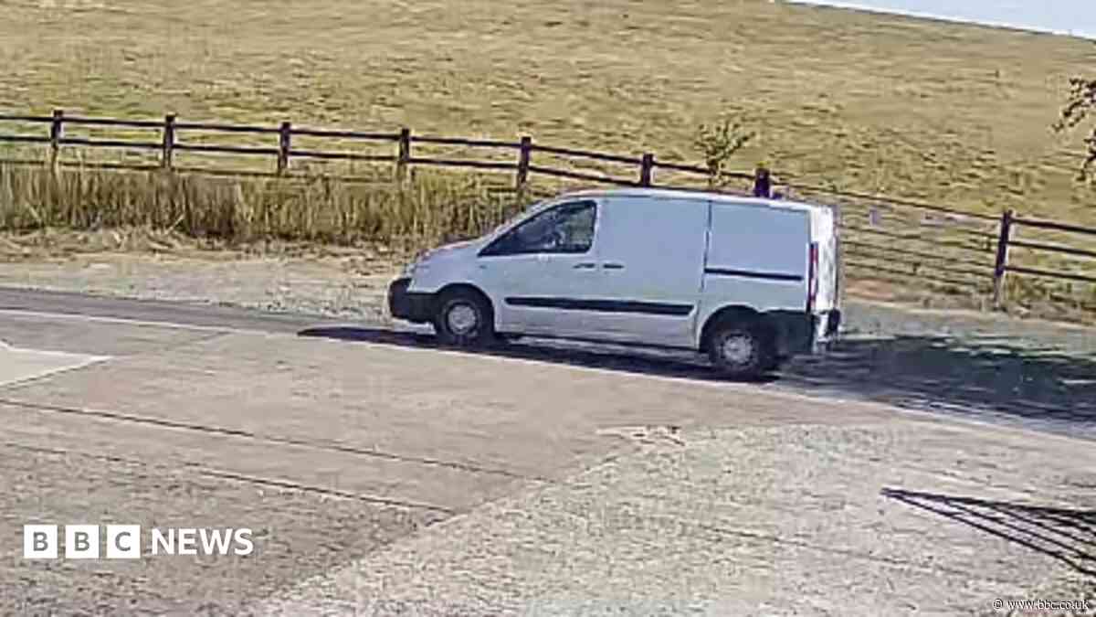 Appeal to locate van driver after death of cyclist