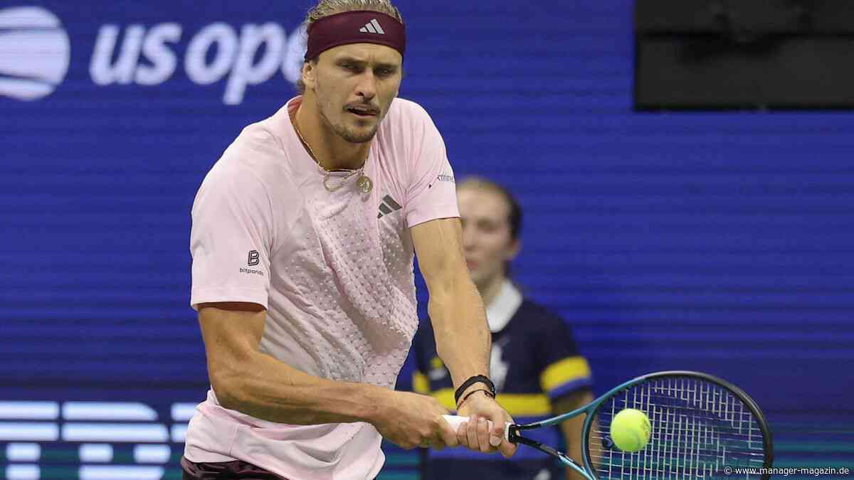 US Open: Geldregen für Alexander Zverev bei Rekord-US-Open