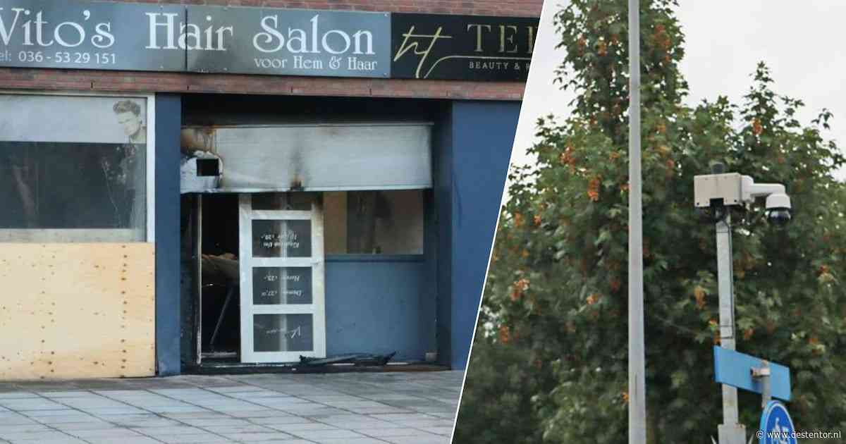 Kapsalon in Almere is ook beschoten, naast explosie en brandstichting: laatste incident staat op beeld