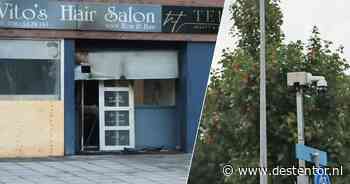 Kapsalon in Almere is ook beschoten, naast explosie en brandstichting: laatste incident staat op beeld