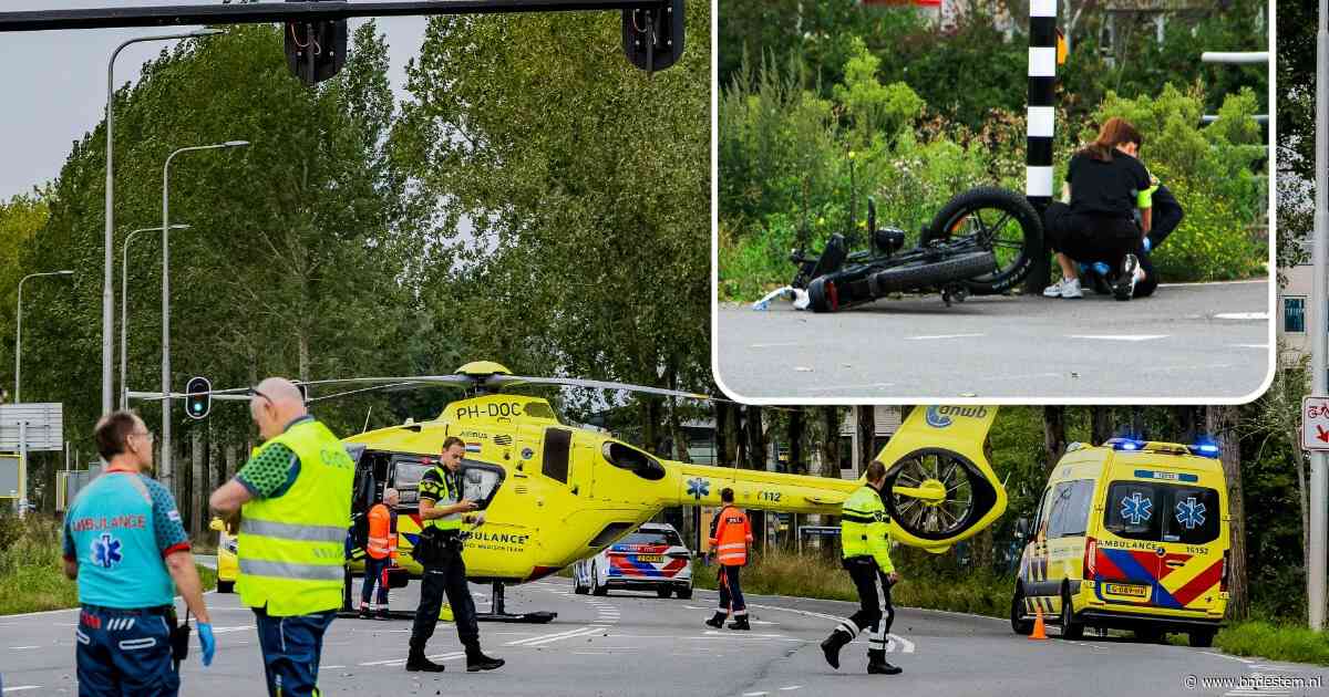 Ernstig ongeluk tussen fatbike en vrachtwagen: jongen (18) overleden