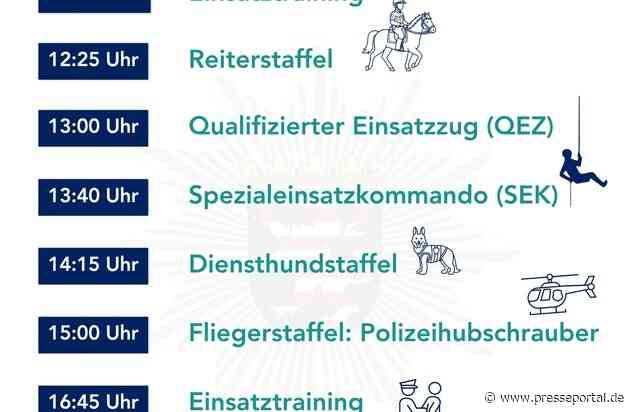 Mittelhessen: Blaulicht, Action und spannende Einblicke: Polizei öffnet ihre Türen