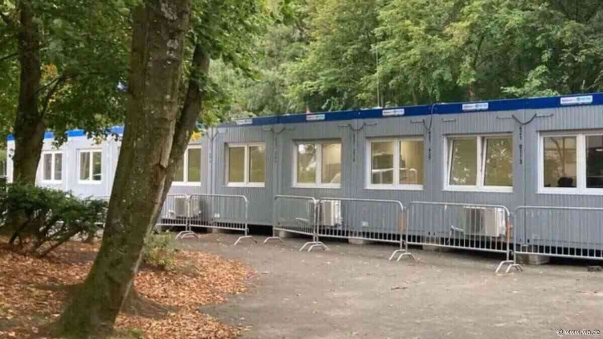 Platzmangel am Anne-Frank-Gymnasium in Werne: Container sind bezugsfertig