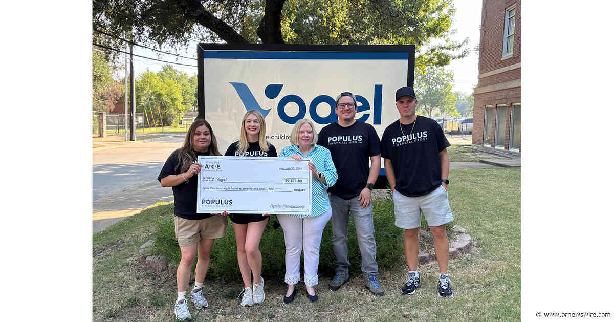 ACE Cash Express Raises Over $9,000 for Vogel to Support Families Experiencing Homelessness