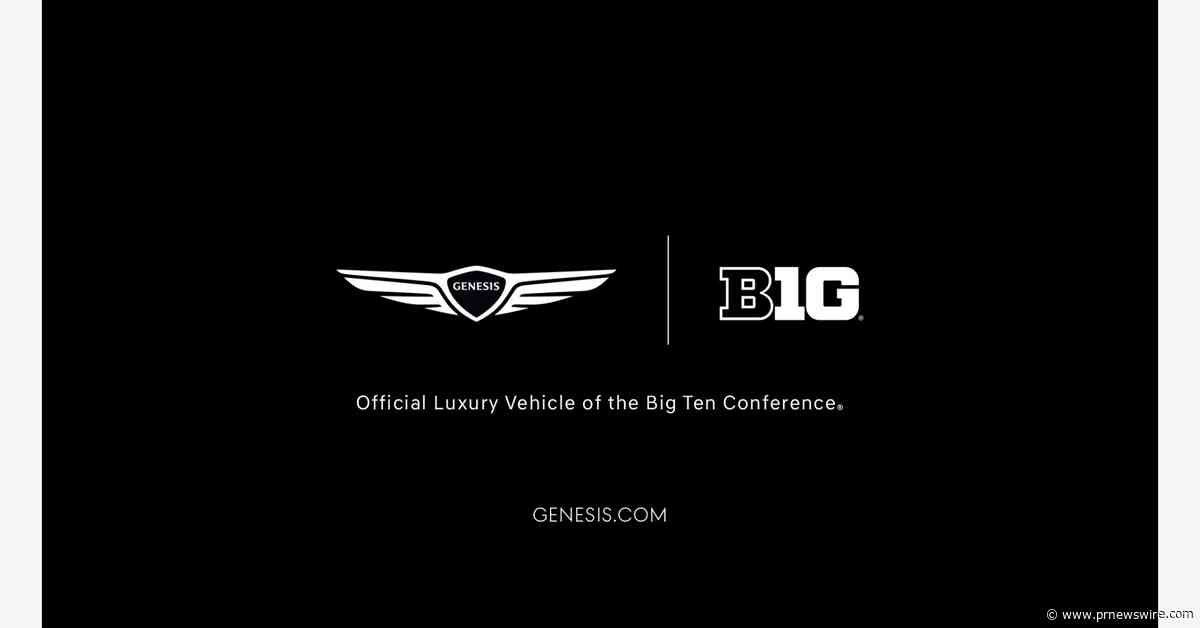 GENESIS NAMED THE OFFICIAL LUXURY VEHICLE OF THE BIG TEN CONFERENCE