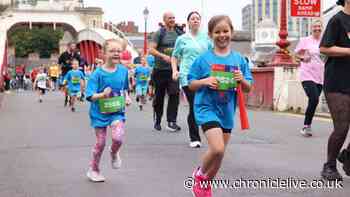 Junior and Mini Great North Run start times and zones for 2026 event in Newcastle