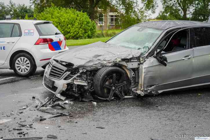 Fors ongeval op de N362 bij Nieuwolda