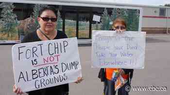‘Environmental racism’: Fort Chipewyan residents protest proposed treat-and-release plan for tailings water