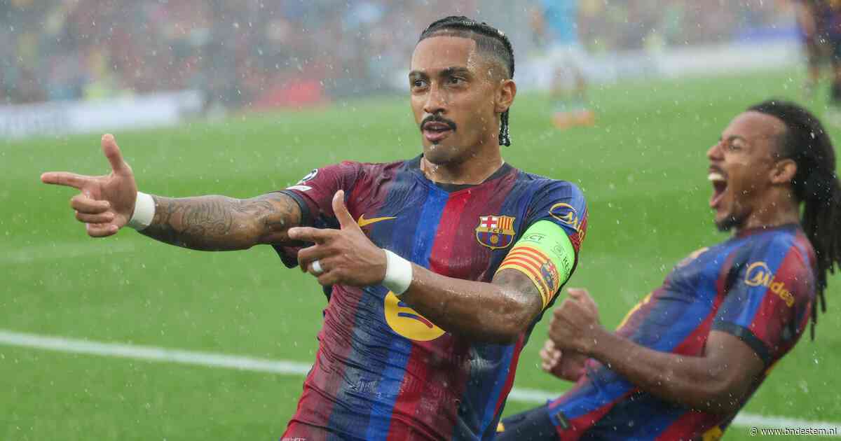 LIVE Champions League | Dramatische start voor Feyenoord in Barcelona, Raphinha scoort na drie minuten