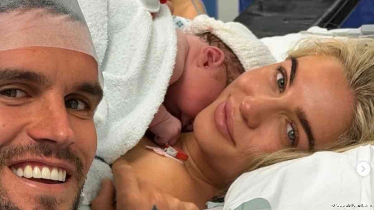 Geordie Shore's Gaz Beadle welcomes first child with his nursing graduate girlfriend Maia Ellen as she gives birth to a daughter following 40 hour labour