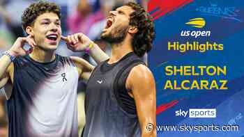 Shelton beats Alcaraz in US Open's LATEST-EVER finish!
