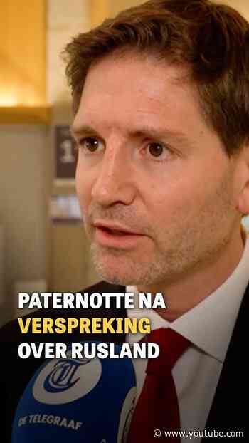 Paternotte na verspreking over Rusland