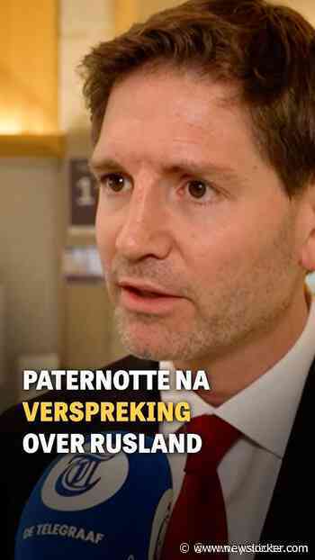 Paternotte na verspreking over Rusland
