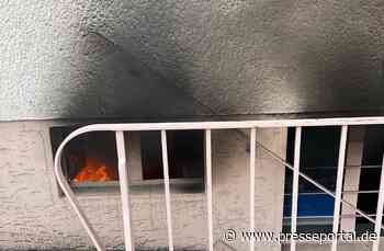FW-GLA: Kellerbrand in der Paßmannstraße - Feuerwehr verhindert weitere Brandausbreitung