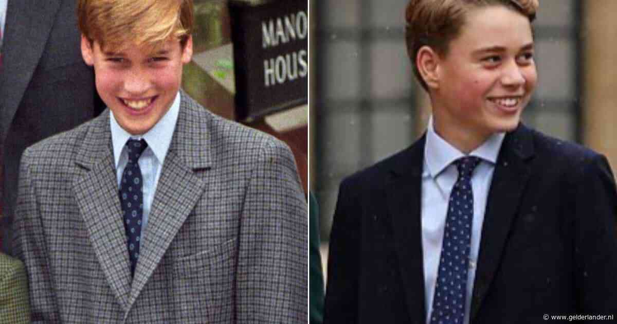 Prins George en William geven een knipoog naar 31 jaar geleden bij eerste schooldag op Eton College