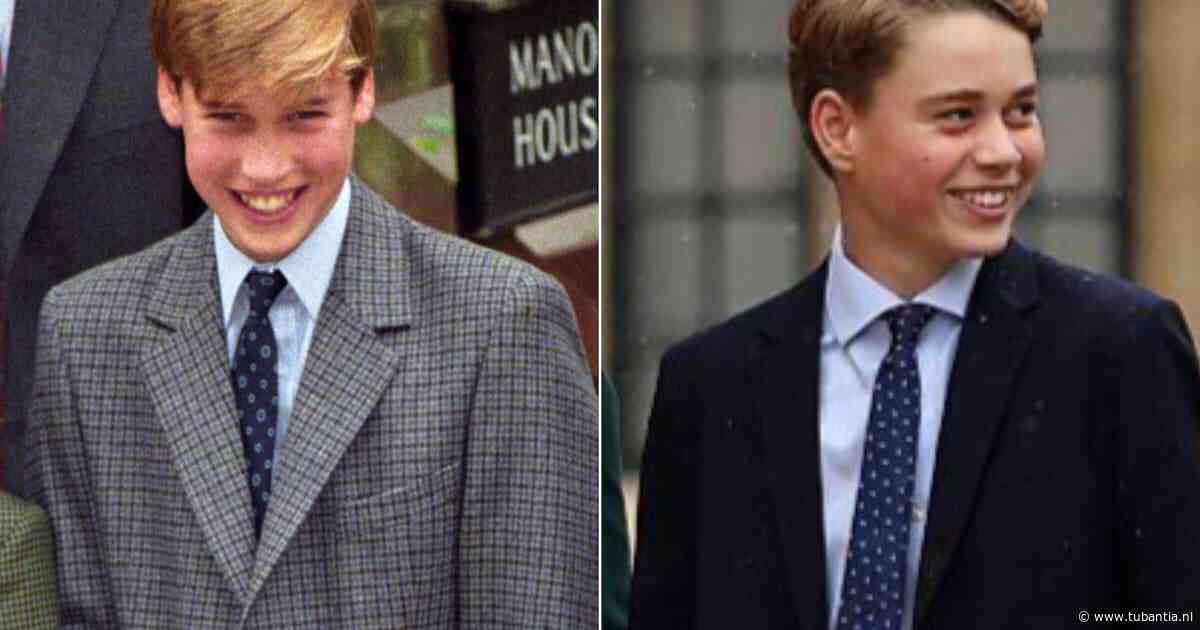 Prins George en William geven een knipoog naar 31 jaar geleden bij eerste schooldag op Eton College