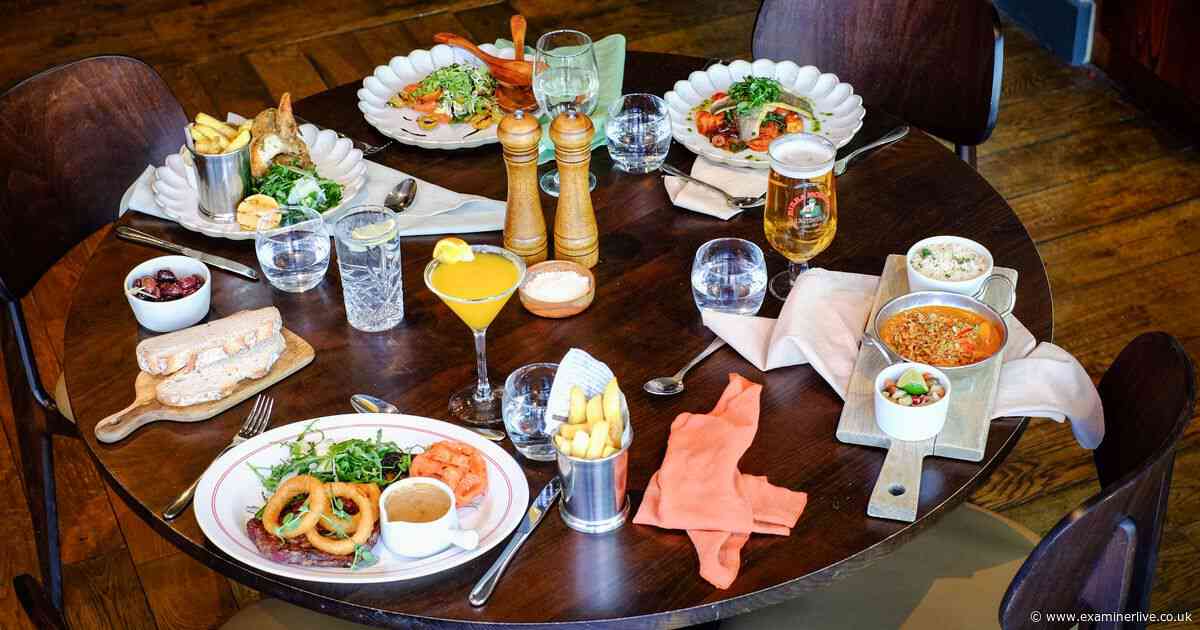 Take a look at the wonderful food on the menu at the historic Elmbank York