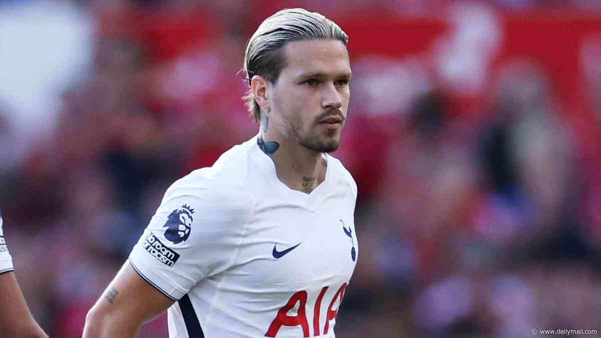 Tottenham suffer huge blow as Mykhailo Mudryk is ruled out for up to two months with ankle injury - four days after playing for first time in almost two years after drugs ban