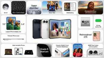 Apple onthult opvouwbare iPhone Duo