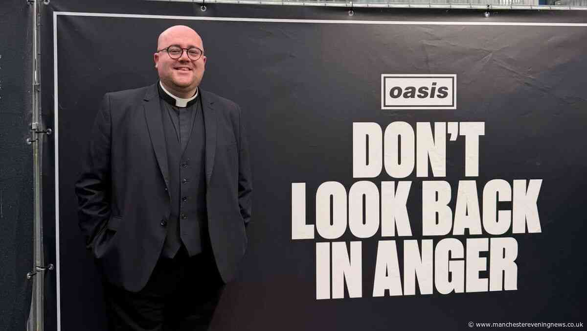 Biblical!  The Burnage Priest with a starring role in new Oasis film