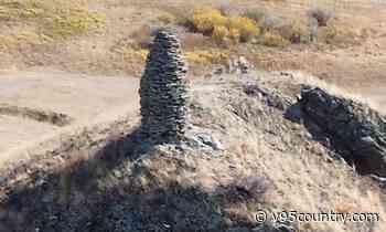 What Are These Stacks Of Rocks Across Wyoming