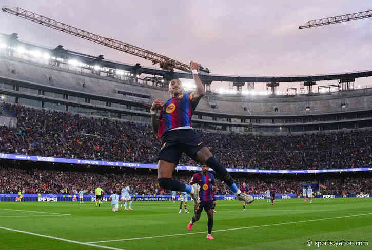 Raphinha staying focused after Barcelona thrash Feyenoord 5-1: ‘The idea is to carry on like this’