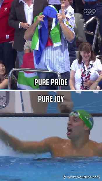 Chad Le Clos and his father Bert shared one unforgettable Olympic moment at #London2012 🥇 #Olympics