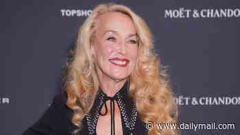 Jerry Hall, 70, wows in figure-hugging black dress as she joins Rosamund Pike and Simone Ashley in leading the stars at the ELLE Style Awards
