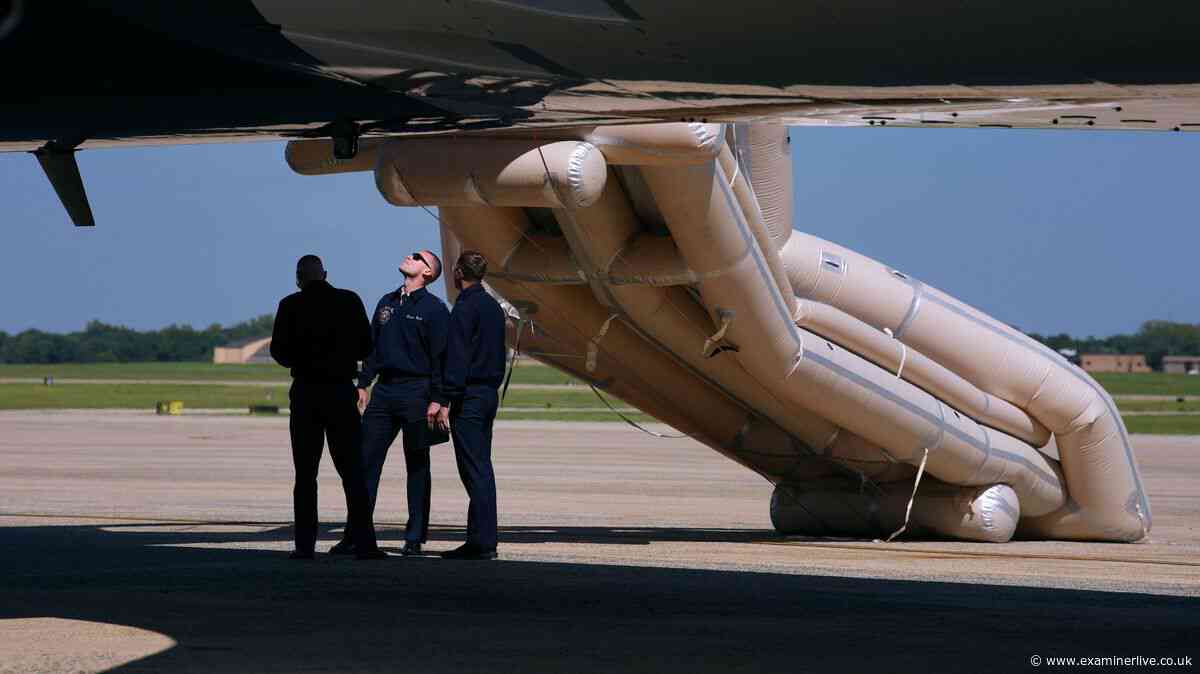 Donald Trump's travel plans halted as Air Force One emergency slide deploys on runway