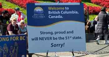 B.C. unveils new border signs: ‘We will never be the 51st state’