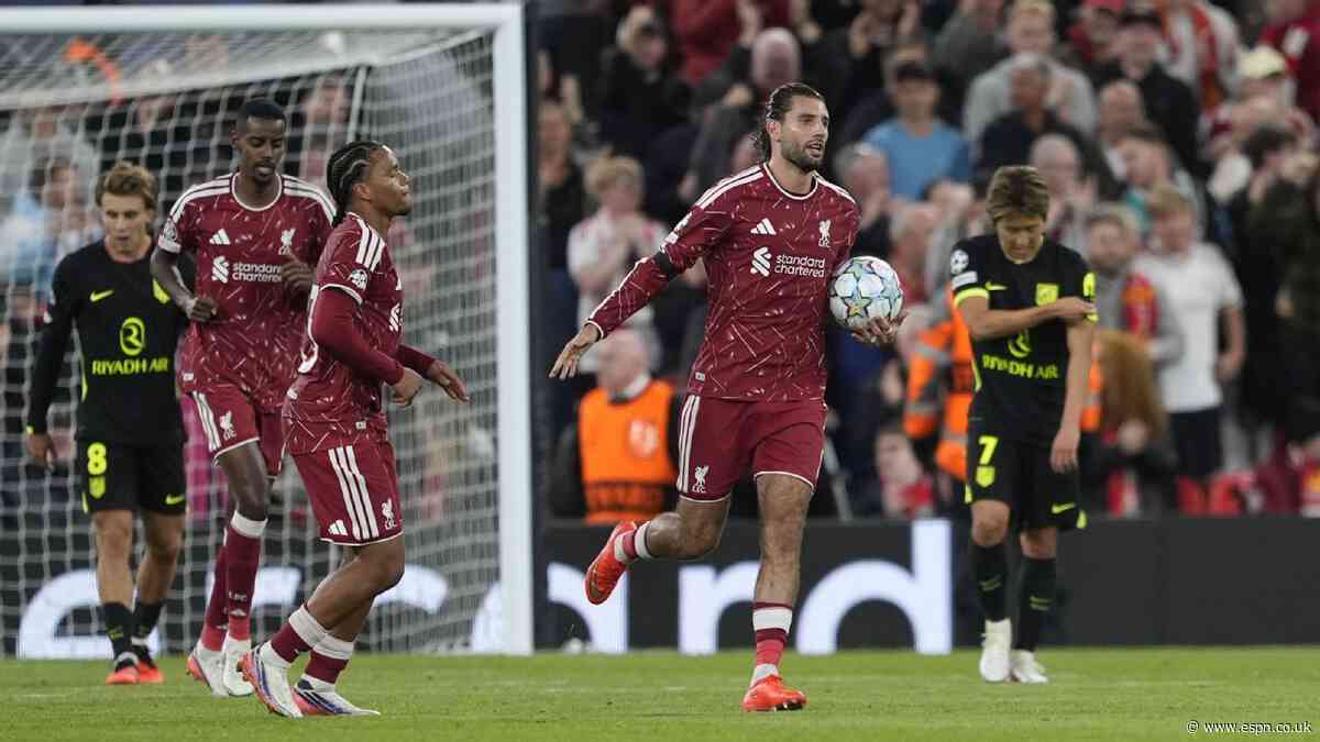Liverpool vs. Atlético LIVE: Champions League updates as Szoboszlai scores smart equaliser