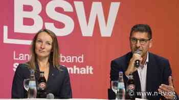 Partei "bleibt Linie treu": BSW in Sachsen-Anhalt bereit für Gespräche mit AfD