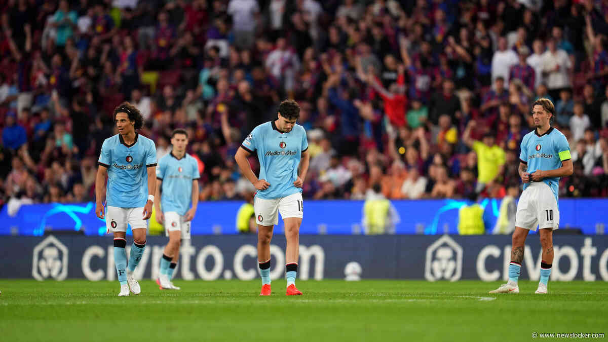 Feyenoord-aanvoerder Luciano Valente baalt van vijf tegengoals, maar geniet ook van Barcelona