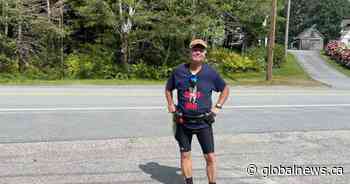 ‘I just keep going’: Bedford man takes 46-km walk in honour of Terry Fox, late mother-in-law
