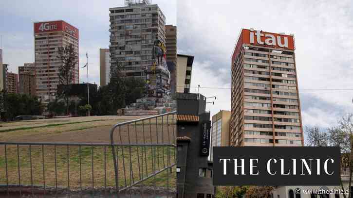 El fin de una era en Plaza Italia: icónico cartel de Claro en edificio de las Torres San Borja es reemplazado por publicidad Itaú tras 17 años