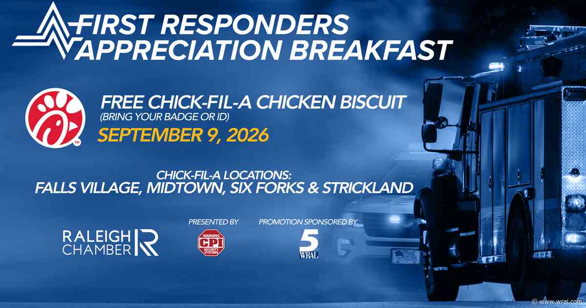 Celebrating first responders: Free breakfast options, recognition come Thursday